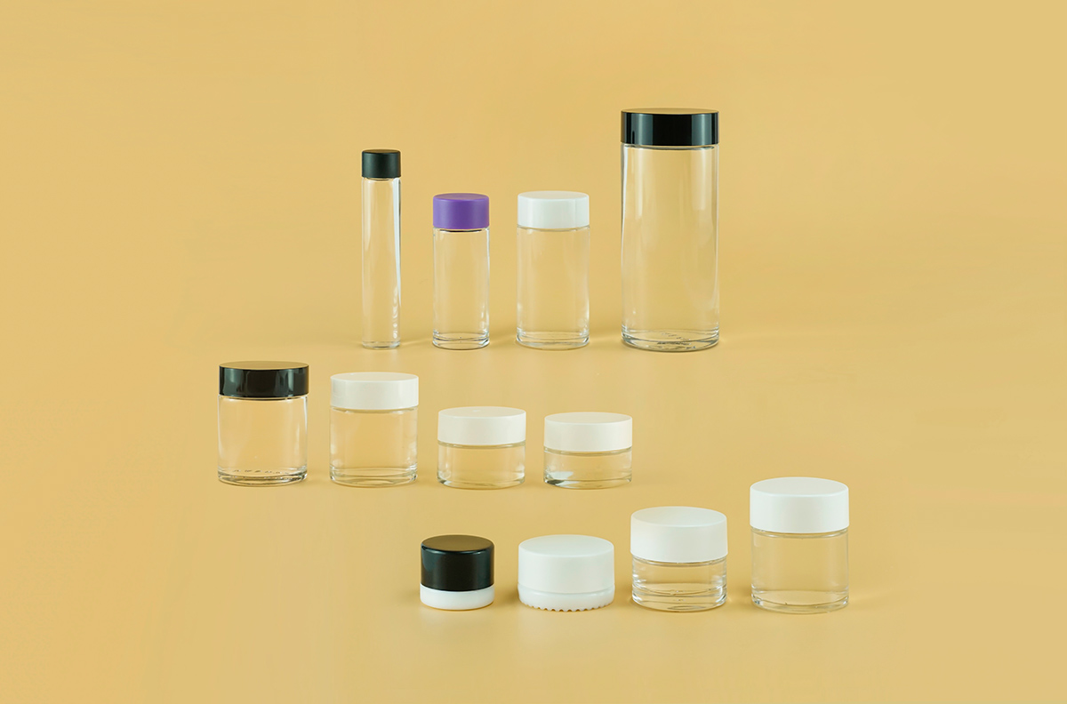 Child Resistent glass jar